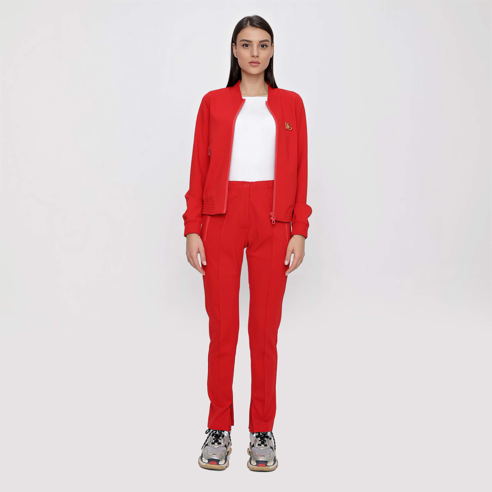 Dolce&Gabbana - Red With Logo Tracksuit